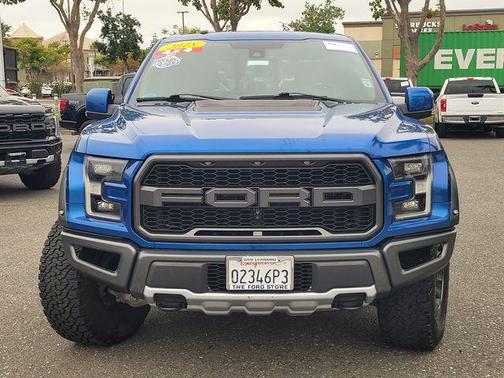Lightning Blue 2018 Ford F-150 Raptor