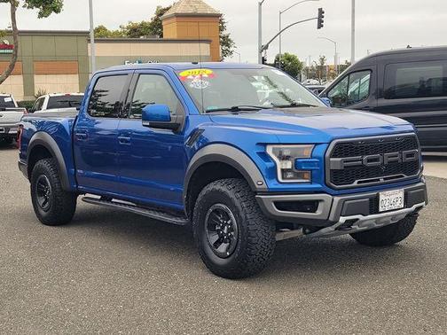 Lightning Blue 2018 Ford F-150 Raptor