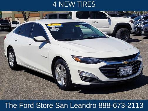 Summit White 2022 Chevrolet Malibu 1LS