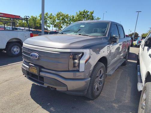 Carbonized Gray Metallic 2022 Ford F-150 Lightning LARIAT