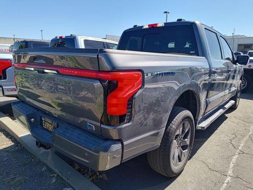 Carbonized Gray Metallic 2022 Ford F-150 Lightning LARIAT