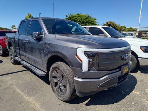 Carbonized Gray Metallic 2022 Ford F-150 Lightning LARIAT