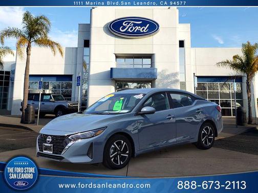 Atlantic Gray Metallic 2025 Nissan Sentra SV