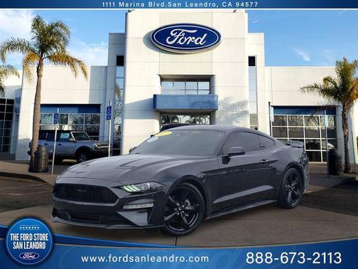 Dark Matter Gray Metallic 2022 Ford Mustang EcoBoost