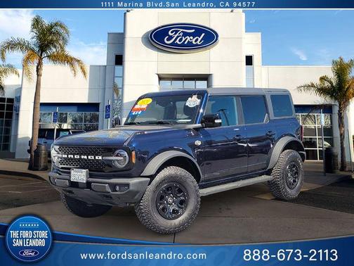 Antimatter Blue Metallic 2021 Ford Bronco Wildtrak