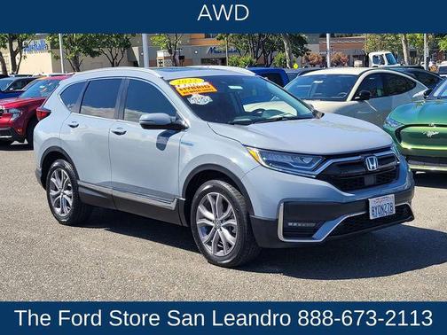 Sonic Gray Pearl 2022 Honda CR-V Hybrid Touring