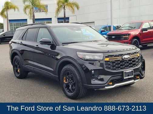 Agate Black Metallic 2026 Ford Explorer Tremor