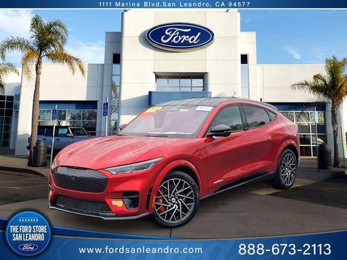Rapid Red Metallic Tinted Clearcoat 2021 Ford Mustang Mach-E GT