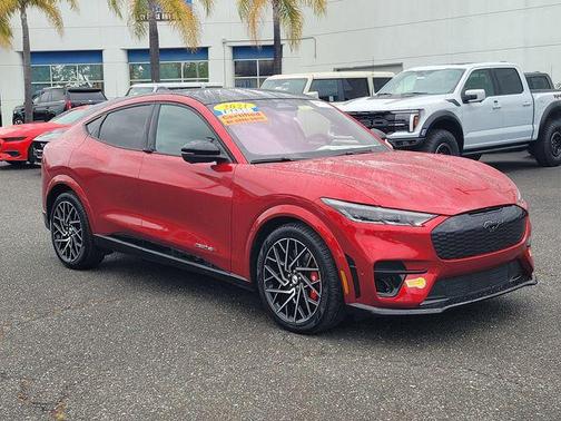 Rapid Red Metallic Tinted Clearcoat 2021 Ford Mustang Mach-E GT