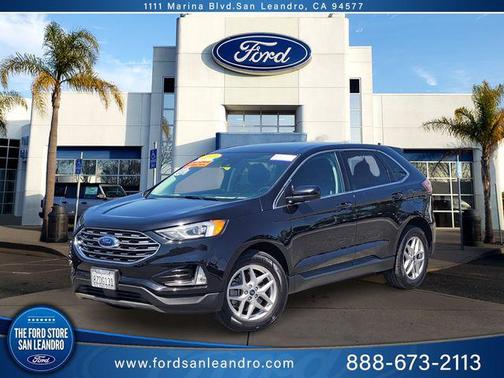 Agate Black Metallic 2021 Ford Edge SEL