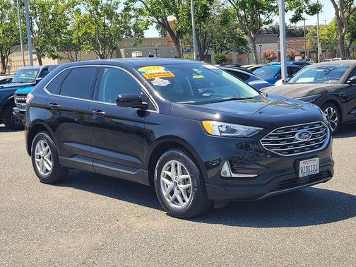 Agate Black Metallic 2021 Ford Edge SEL