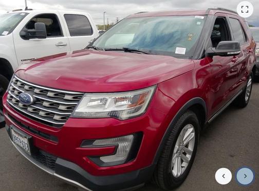 Ruby Red Metallic Tinted Clearcoat 2017 Ford Explorer XLT