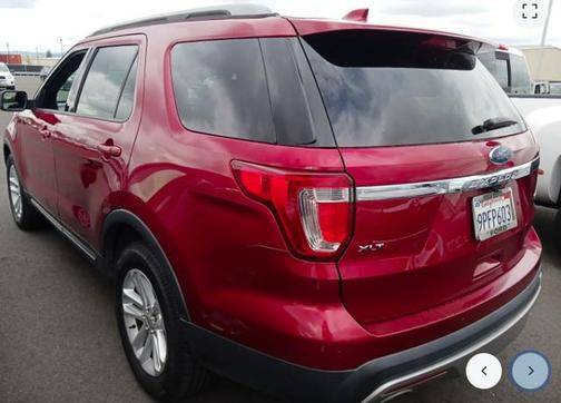 Ruby Red Metallic Tinted Clearcoat 2017 Ford Explorer XLT