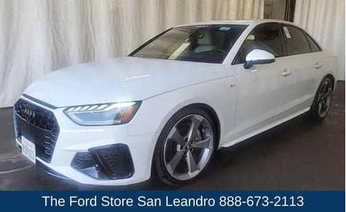 Glacier White Metallic 2021 Audi A4 45 S line Premium Plus