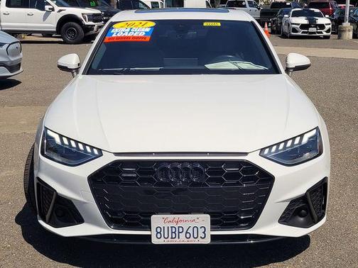 Glacier White Metallic 2021 Audi A4 45 S line Premium Plus
