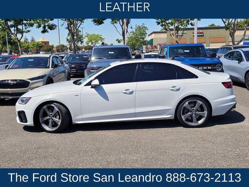 Glacier White Metallic 2021 Audi A4 45 S line Premium Plus