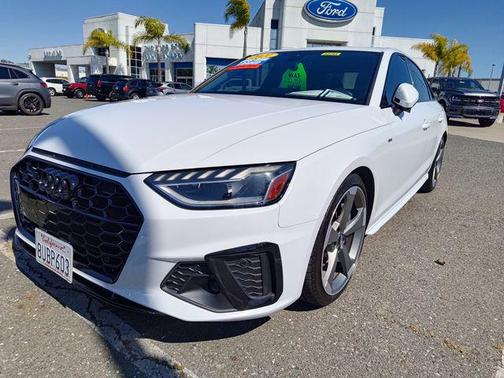 Glacier White Metallic 2021 Audi A4 45 S line Premium Plus