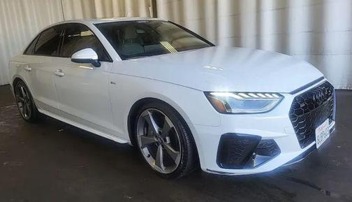Glacier White Metallic 2021 Audi A4 45 S line Premium Plus
