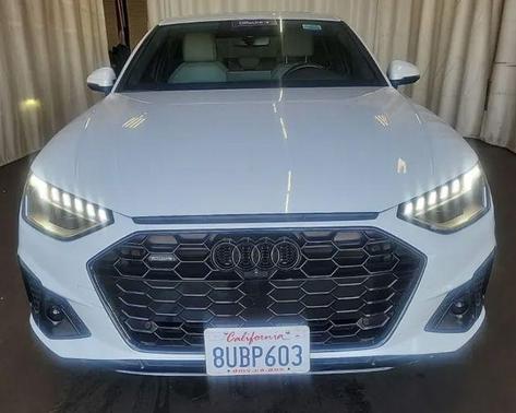 Glacier White Metallic 2021 Audi A4 45 S line Premium Plus