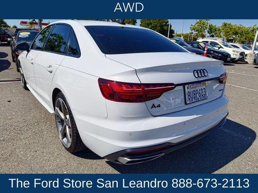 Glacier White Metallic 2021 Audi A4 45 S line Premium Plus