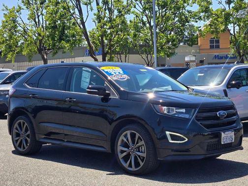 Shadow Black 2018 Ford Edge Sport