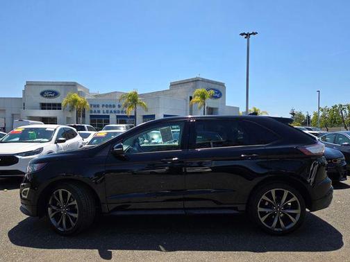 Shadow Black 2018 Ford Edge Sport