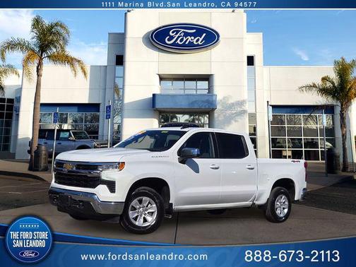Summit White 2025 Chevrolet Silverado 1500 LT