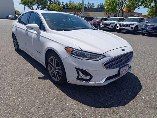 White Platinum Metallic Tri-Coat 2015 Ford Fusion Energi SE Luxury