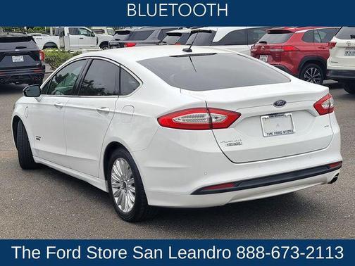 White Platinum Metallic Tri-Coat 2015 Ford Fusion Energi SE Luxury