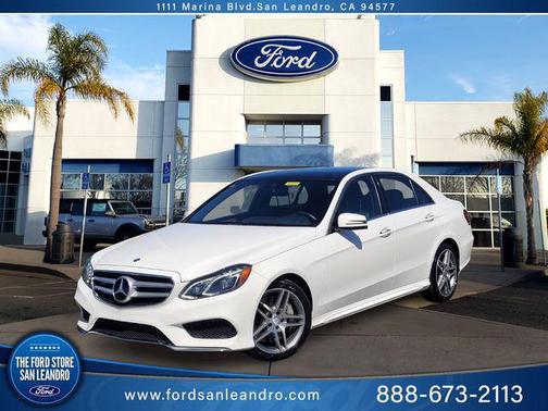 Polar White 2014 Mercedes-Benz E-Class 4MATIC