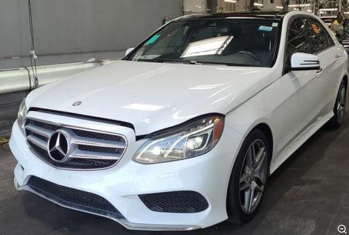 Polar White 2014 Mercedes-Benz E-Class 4MATIC