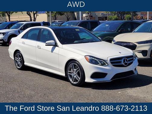 Polar White 2014 Mercedes-Benz E-Class 4MATIC