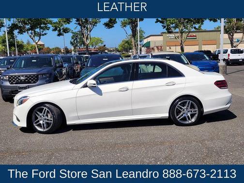Polar White 2014 Mercedes-Benz E-Class 4MATIC