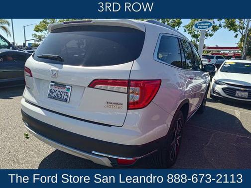 Platinum White Pearl 2020 Honda Pilot Touring 8-Passenger