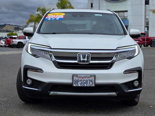 Platinum White Pearl 2020 Honda Pilot Touring 8-Passenger
