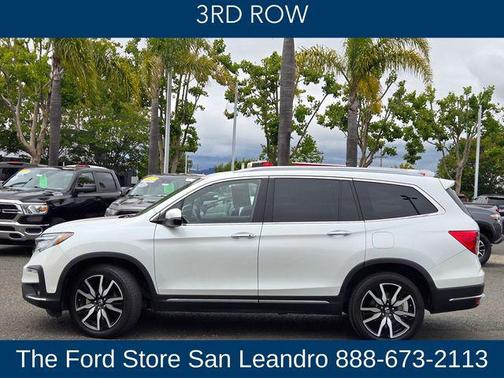 Platinum White Pearl 2020 Honda Pilot Touring 8-Passenger