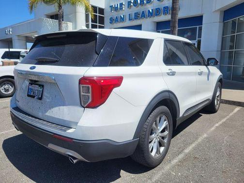 Star White Metallic Tri-Coat 2021 Ford Explorer Limited