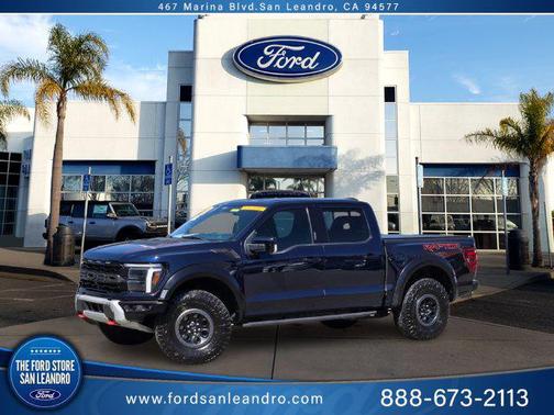 Antimatter Blue Metallic 2024 Ford F-150 Raptor