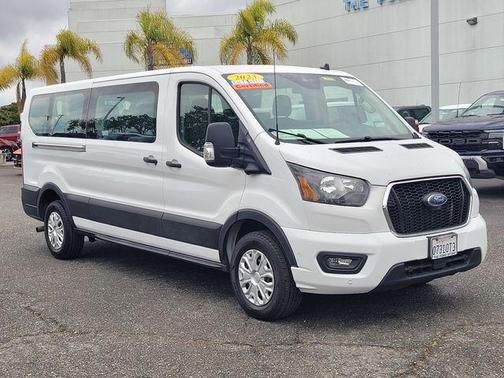 Oxford White 2023 Ford Transit-350 XLT