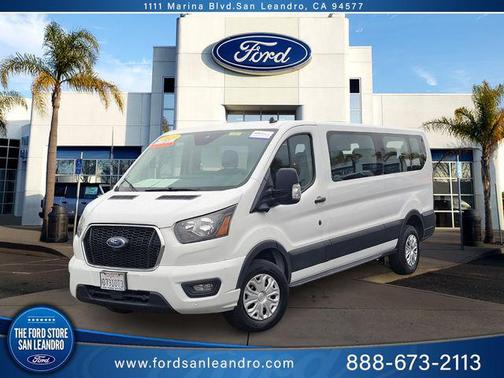 Oxford White 2023 Ford Transit-350 XLT