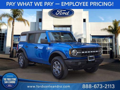 Velocity Blue Metallic 2025 Ford Bronco Big Bend