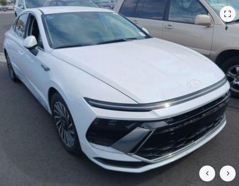 Serenity White 2024 Hyundai SONATA Hybrid SE