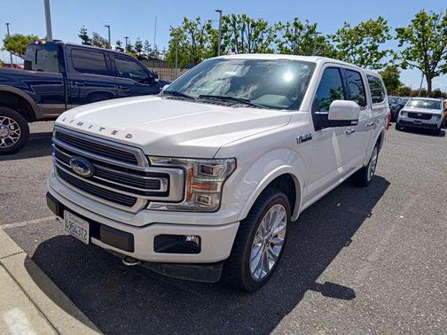 White Platinum Metallic Tri-Coat 2019 Ford F-150 Limited