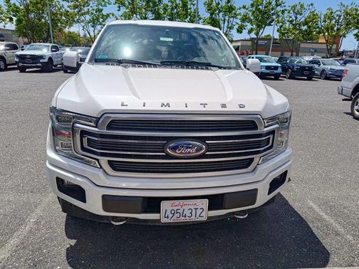 White Platinum Metallic Tri-Coat 2019 Ford F-150 Limited