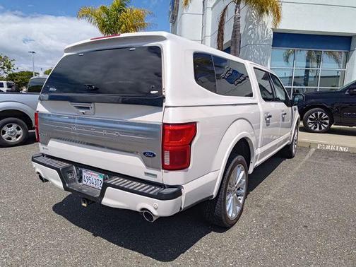 White Platinum Metallic Tri-Coat 2019 Ford F-150 Limited