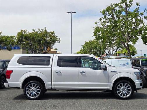 White Platinum Metallic Tri-Coat 2019 Ford F-150 Limited