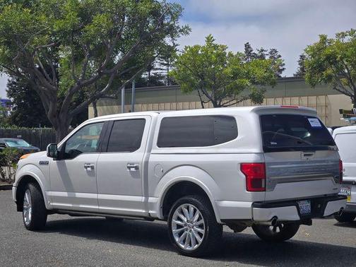 White Platinum Metallic Tri-Coat 2019 Ford F-150 Limited