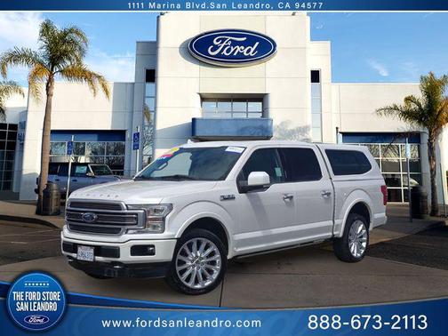 White Platinum Metallic Tri-Coat 2019 Ford F-150 Limited