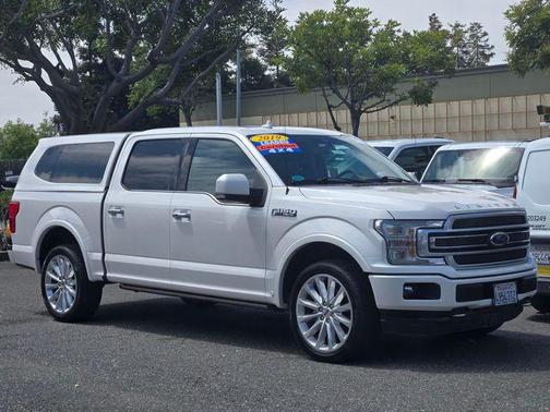 White Platinum Metallic Tri-Coat 2019 Ford F-150 Limited
