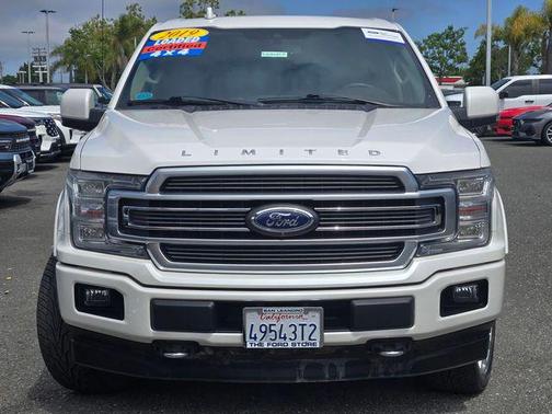 White Platinum Metallic Tri-Coat 2019 Ford F-150 Limited